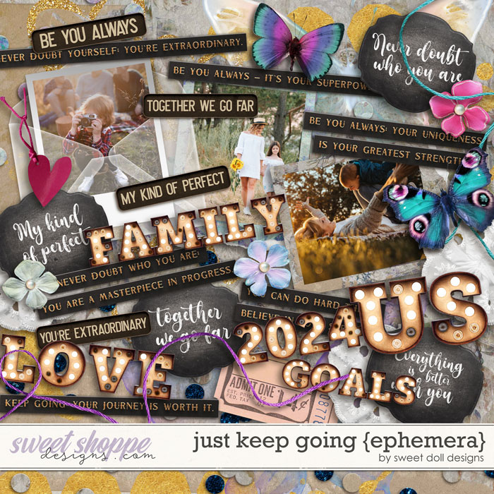 Just Keep Going {+ephemera} by Sweet Doll designs    