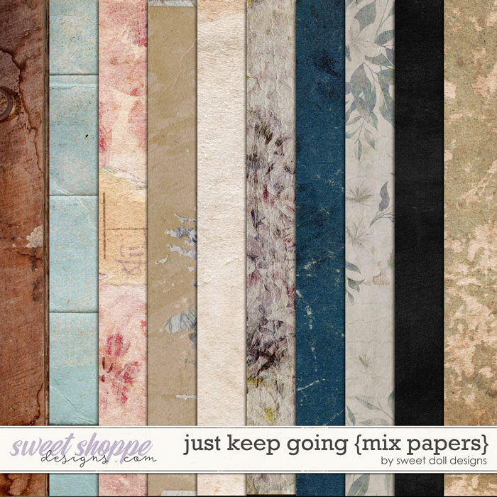 Just Keep Going {Mix Papers} by Sweet Doll designs 