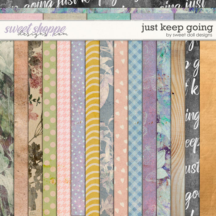 Just Keep Going Papers by Sweet Doll designs      