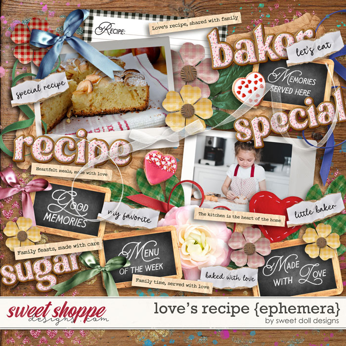 Love's Recipe {+ephemera} by Sweet Doll designs 