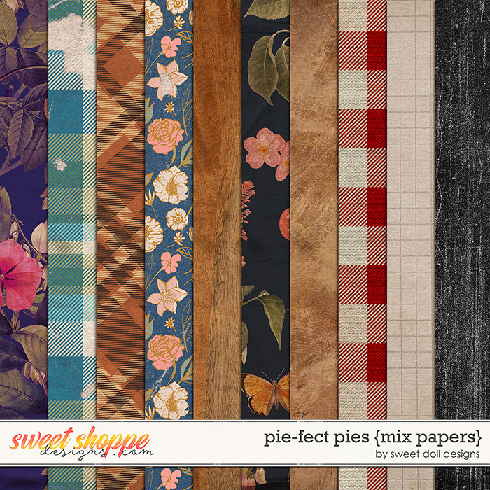 Pie-Fect Pies {mix papers} by Sweet Doll designs
