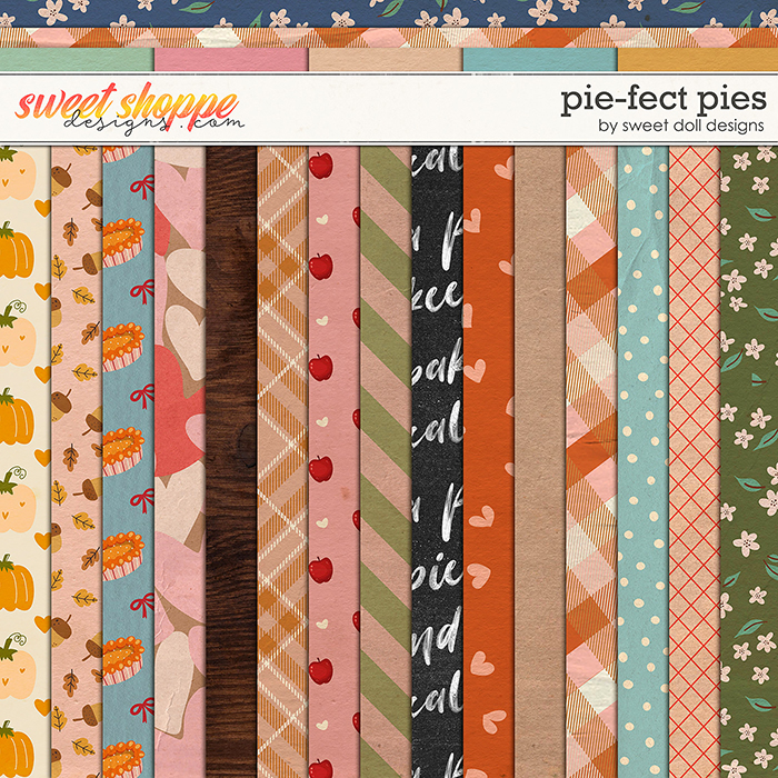 Pie-Fect Pies Papers by Sweet Doll designs