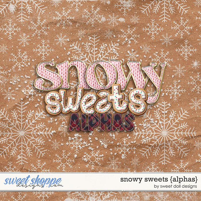 Snowy Sweets {alphas} by Sweet Doll designs