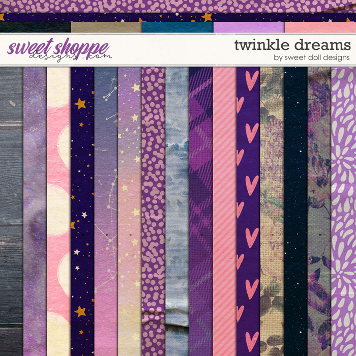 Twinkle Dreams Papers by Sweet Doll designs 