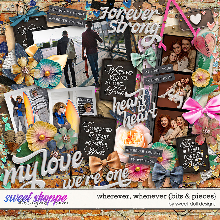 Wherever, Whenever {bits & pieces} by Sweet Doll designs