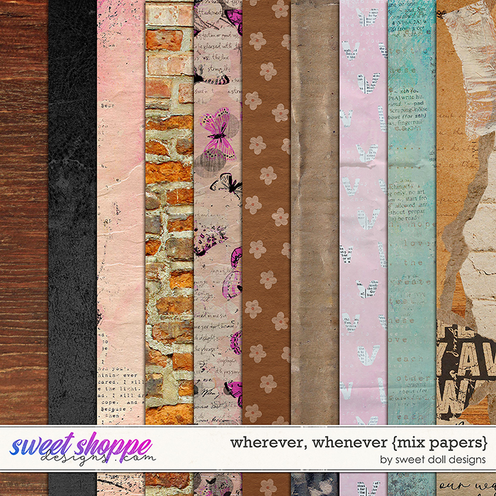Wherever, Whenever {mix papers} by Sweet Doll designs