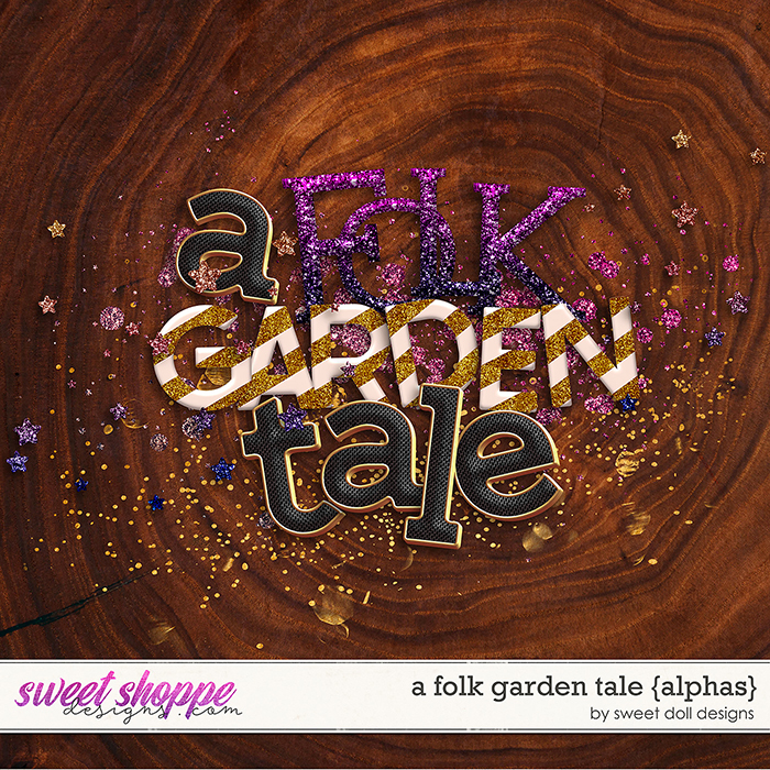 A Folk Garden Tale {alphas} by Sweet Doll designs