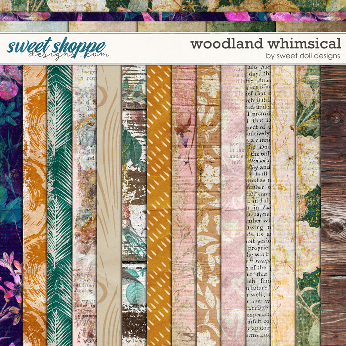 Woodland Whimsical Papers by Sweet Doll designs 