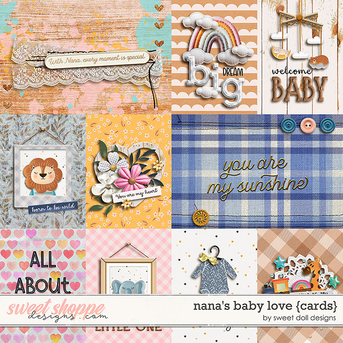 Nana's Baby Love {+cards} by Sweet Doll designs
