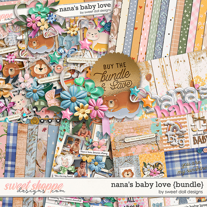 Nana's Baby Love {bundle} by Sweet Doll designs