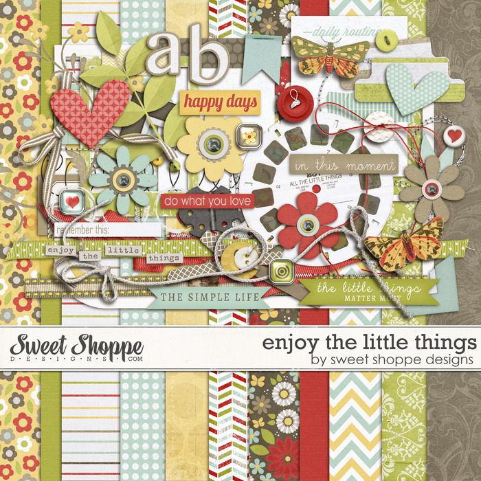 Enjoy the Little Things by Sweet Shoppe Designs