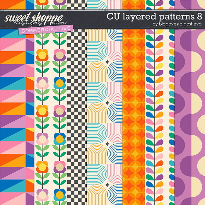 CU Layered Patterns 8 by Blagovesta Gosheva