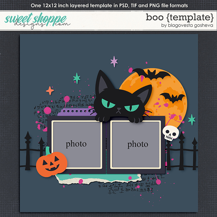 Boo {layered template} by Blagovesta Gosheva