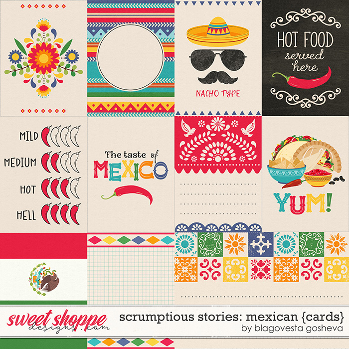 Scrumptious Stories: Mexican {cards} by Blagovesta Gosheva