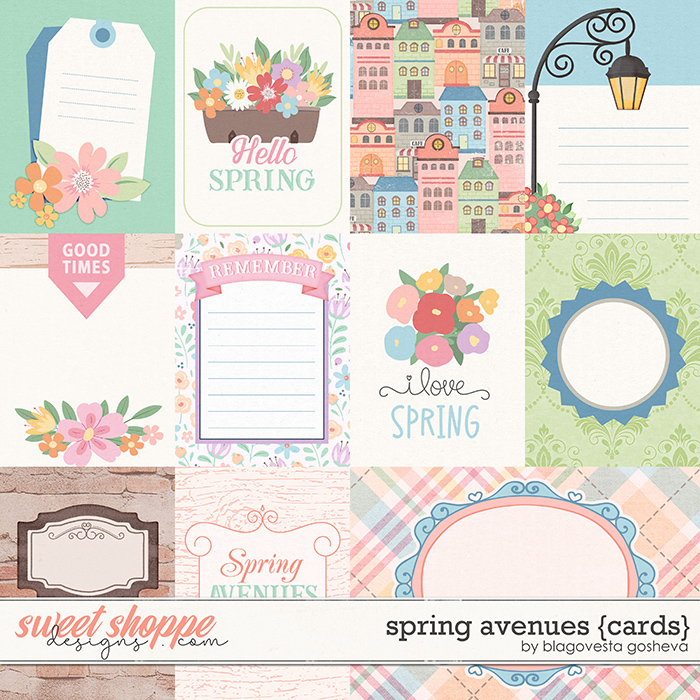 Spring Avenues {cards} by Blagovesta Gosheva