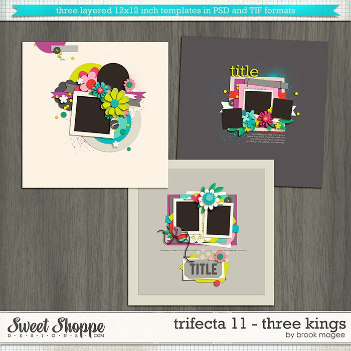 Brook's Templates - Trifecta 11 - Three Kings by Brook Magee
