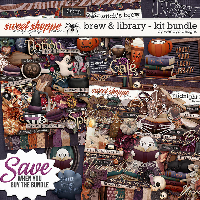 Brew & Library - Kit Bundle by WendyP Designs Brew & Library - Kit Bundle by WendyP Designs