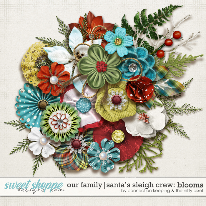Our Family: Santa's Sleigh Crew Blooms by The Nifty Pixel and Connection Keeping