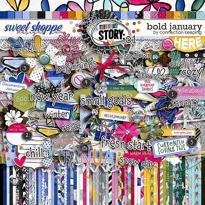 Bold January Kit by Connection Keeping