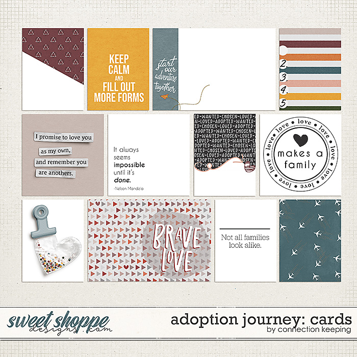 Adoption Journey Journal Cards by Connection Keeping