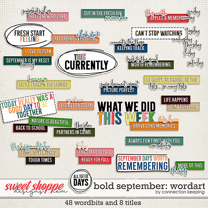 Bold September Wordart by Connection Keeping Bold September Wordart by Connection Keeping