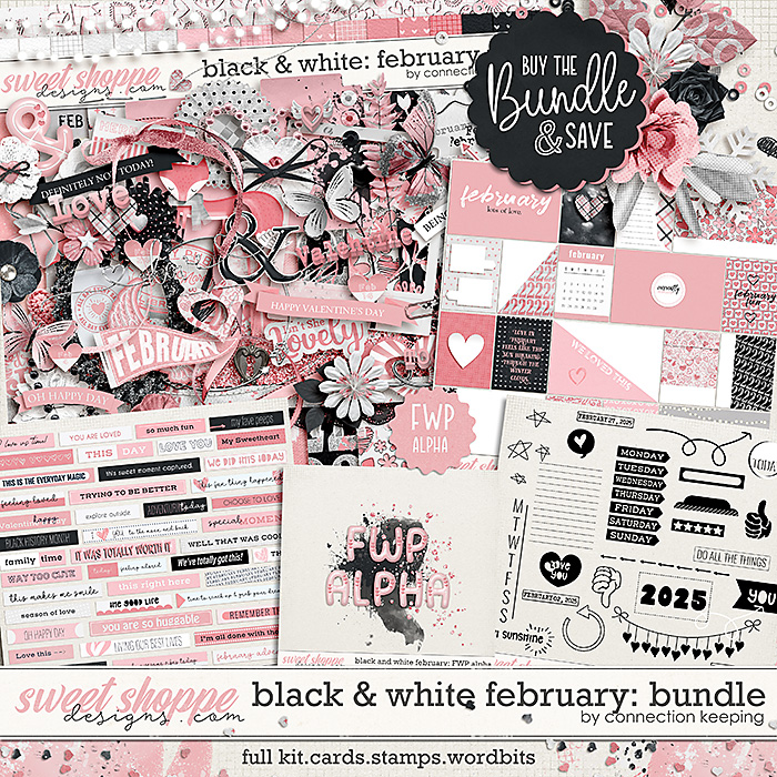 Black & White: February Bundle by Connection Keeping