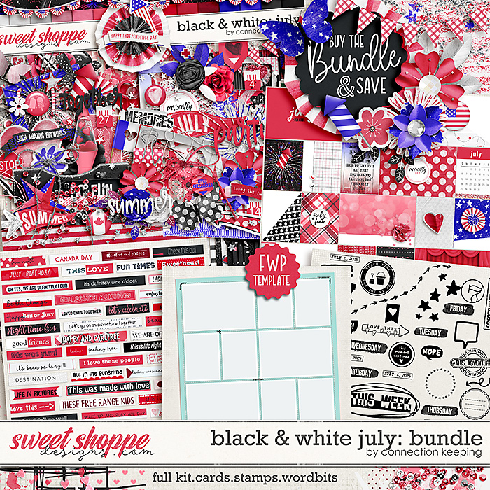 Black & White: July Bundle by Connection Keeping