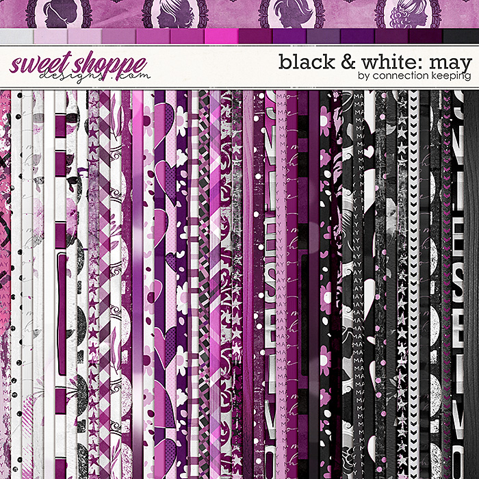 Black & White: May Paper Pack by Connection Keeping