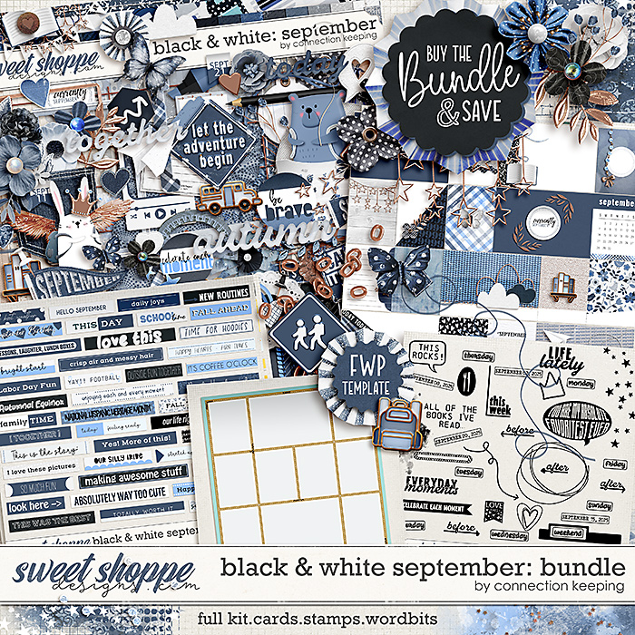 Black & White: September Bundle by Connection Keeping
