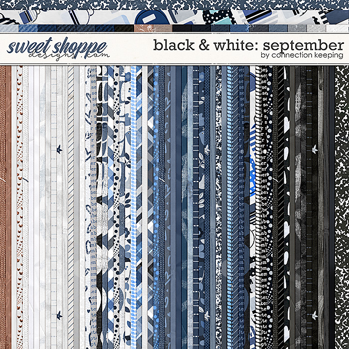 Black & White: September Paper Pack by Connection Keeping