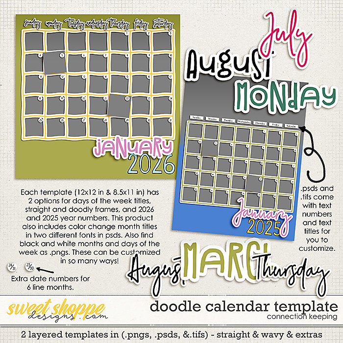 Doodle Calendar Template by Connection Keeping Doodle Calendar Template by Connection Keeping