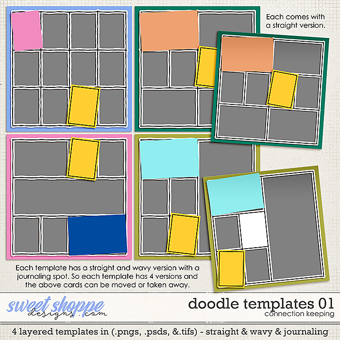 Doodle Templates 01 by Connection Keeping