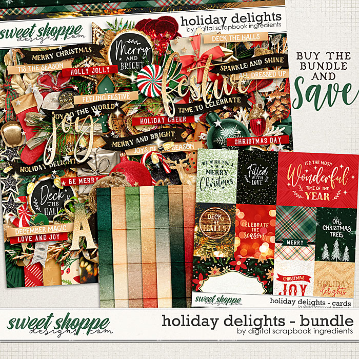 Holiday Delights Bundle by Digital Scrapbook Ingredients