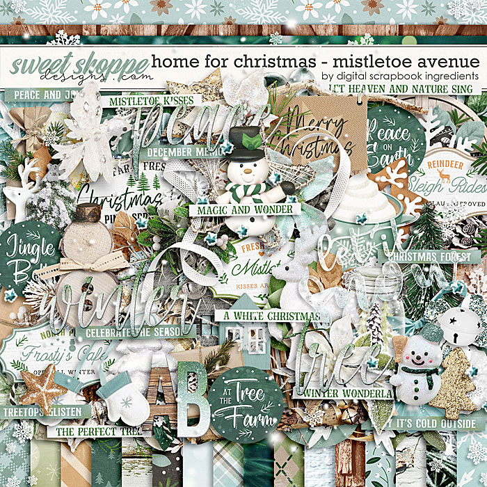 Home For Christmas: Mistletoe Avenue by Digital Scrapbook Ingredients