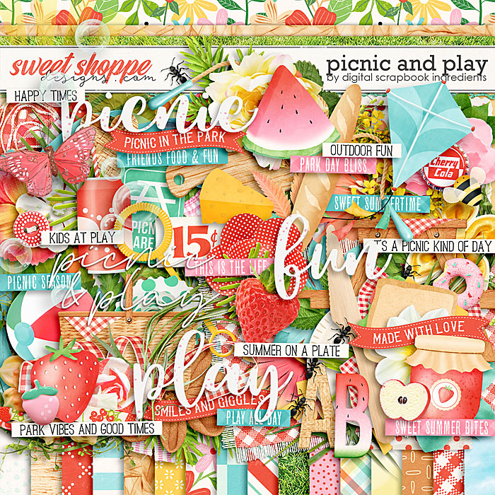  *FREE with your $10 Purchase* Picnic And Play by Digital Scrapbook Ingredients