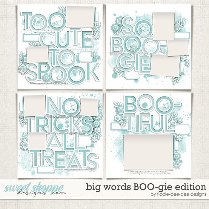 Big Words BOO-gie Edition by Fiddle-Dee-Dee Designs