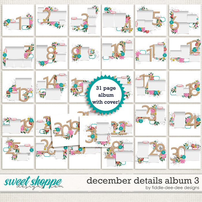December Details Album 3 by Fiddle-Dee-Dee Designs