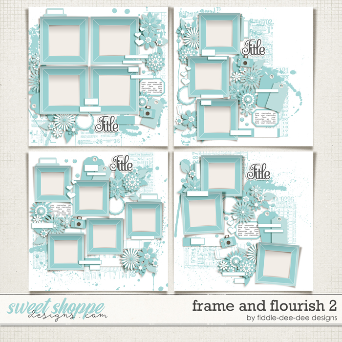 Frame and Flourish 2 by Fiddle-Dee-Dee Designs