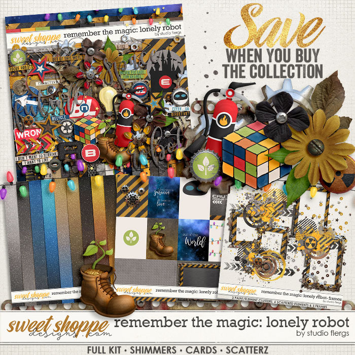 Remember the Magic: LONELY ROBOT- COLLECTION & *FWP* by Studio Flergs