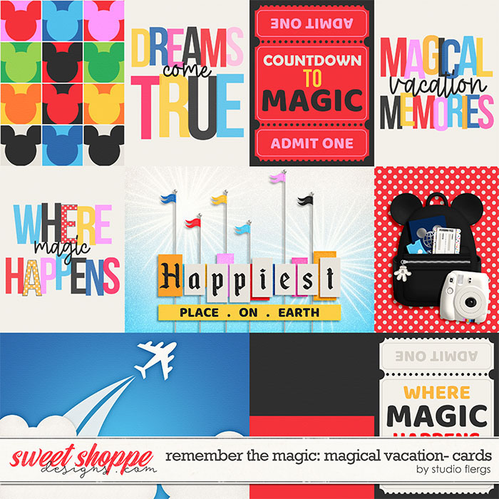 Remember the Magic: MAGICAL VACATION- CARDS by Studio Flergs