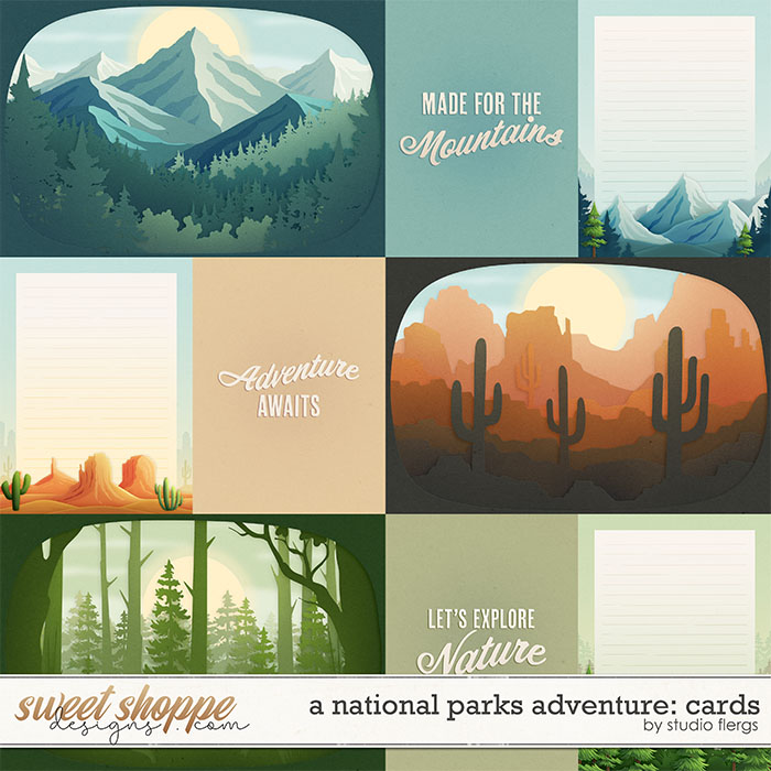 A National Parks Adventure: CARDS by Studio Flergs A National Parks Adventure: CARDS by Studio Flergs