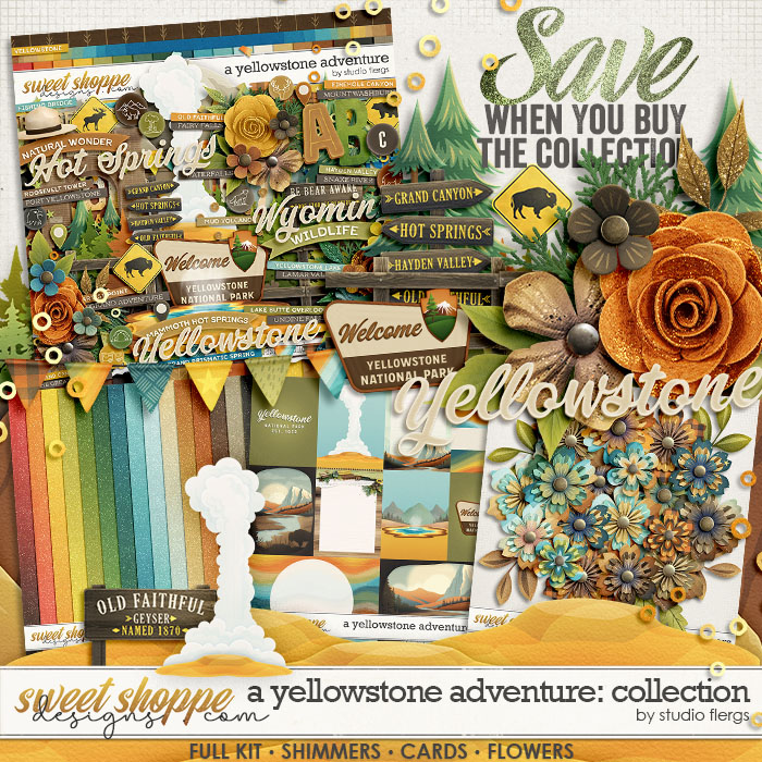 A Yellowstone Adventure: COLLECTION & *FWP* by Studio Flergs A Yellowstone Adventure: COLLECTION & *FWP* by Studio Flergs