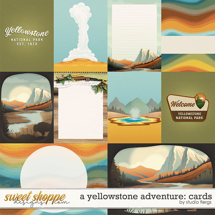 A Yellowstone Adventure: CARDS by Studio Flergs A Yellowstone Adventure: CARDS by Studio Flergs