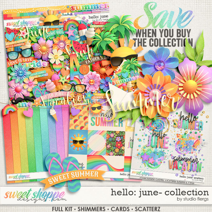 Hello: June- COLLECTION & *FWP* by Studio Flergs