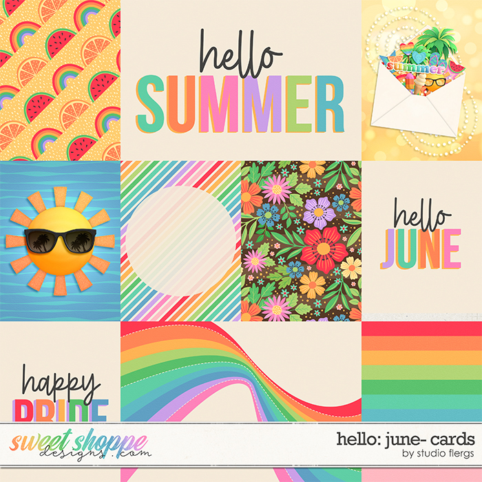 Hello: June- CARDS by Studio Flergs