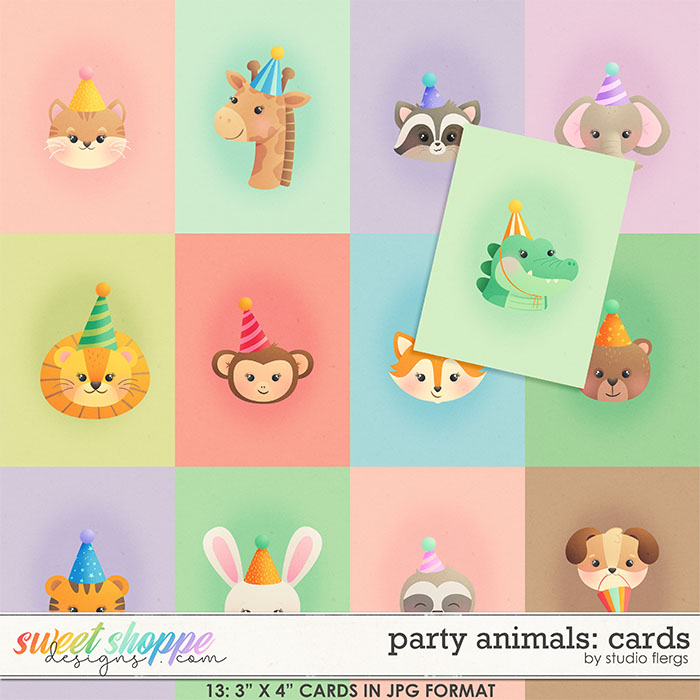 Party Animals: CARDS by Studio Flergs Party Animals: CARDS by Studio Flergs