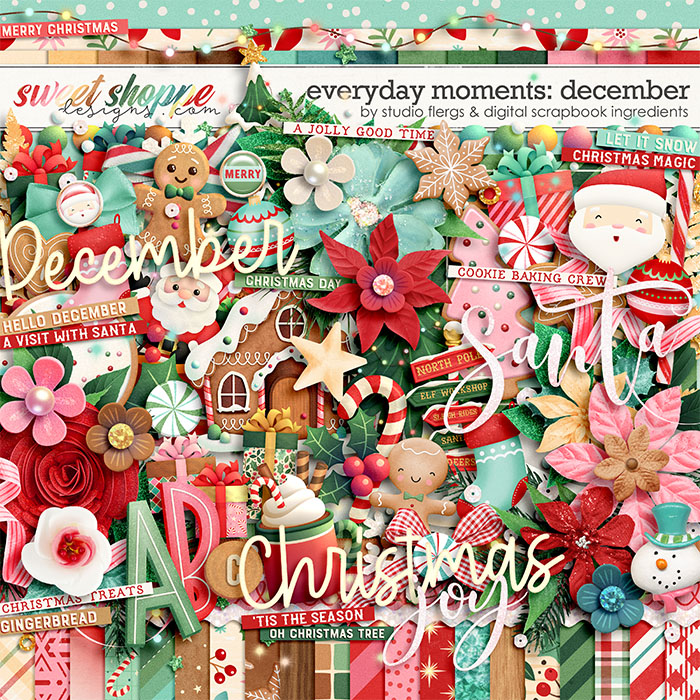 Everyday Moments: December by Studio Flergs & Digital Scrapbook Ingredients
