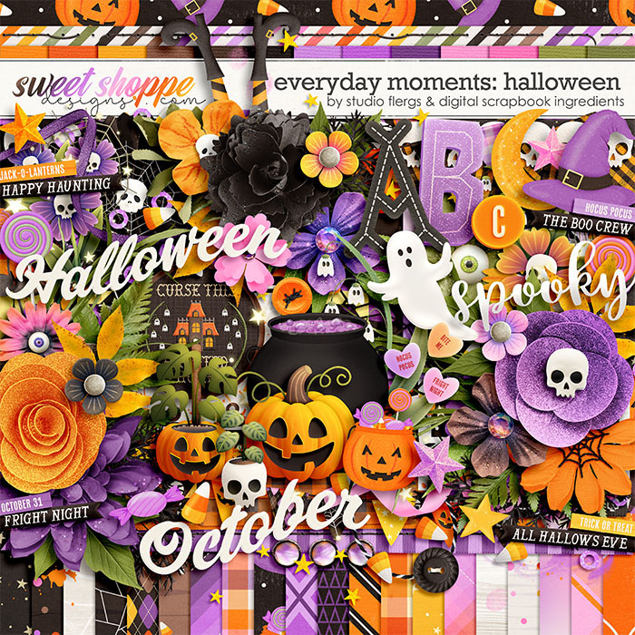 Everyday Moments: Halloween by Studio Flergs & Digital Scrapbook Ingredients Everyday Moments: Halloween by Studio Flergs & Digital Scrapbook Ingredients