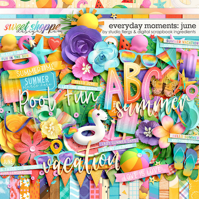 Everyday Moments: June by Studio Flergs & Digital Scrapbook Ingredients