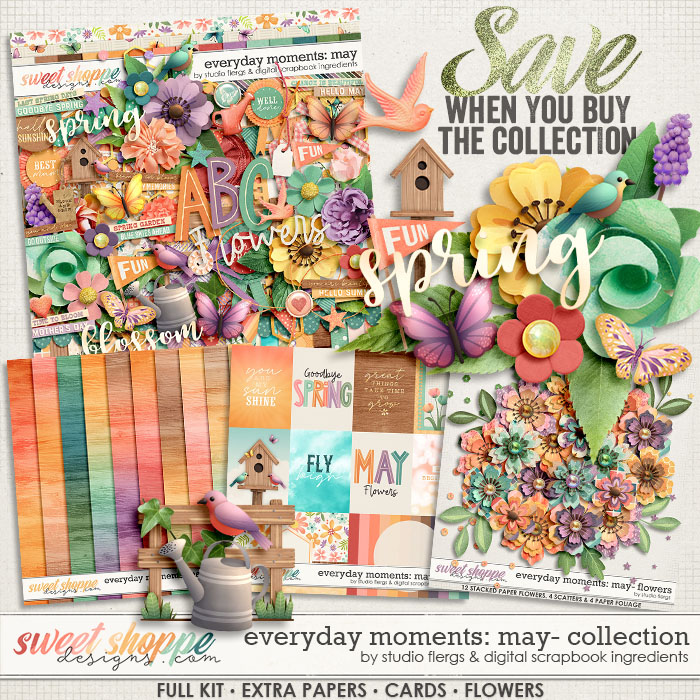 Everyday Moments: May Bundle by Studio Flergs & Digital Scrapbook Ingredients